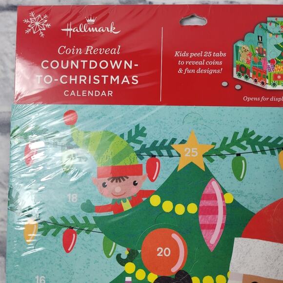 NWT Hallmark Coin Reveal Countdown to Christmas Calendar December 1-25 - Picture 7 of 8